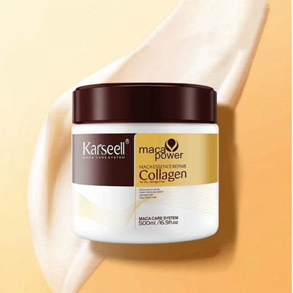 Karseell Maca Power Maca Essence Repair Collagen Yıpranmış Saçlar İçin Onarıcı Saç Maskesi 500 ml